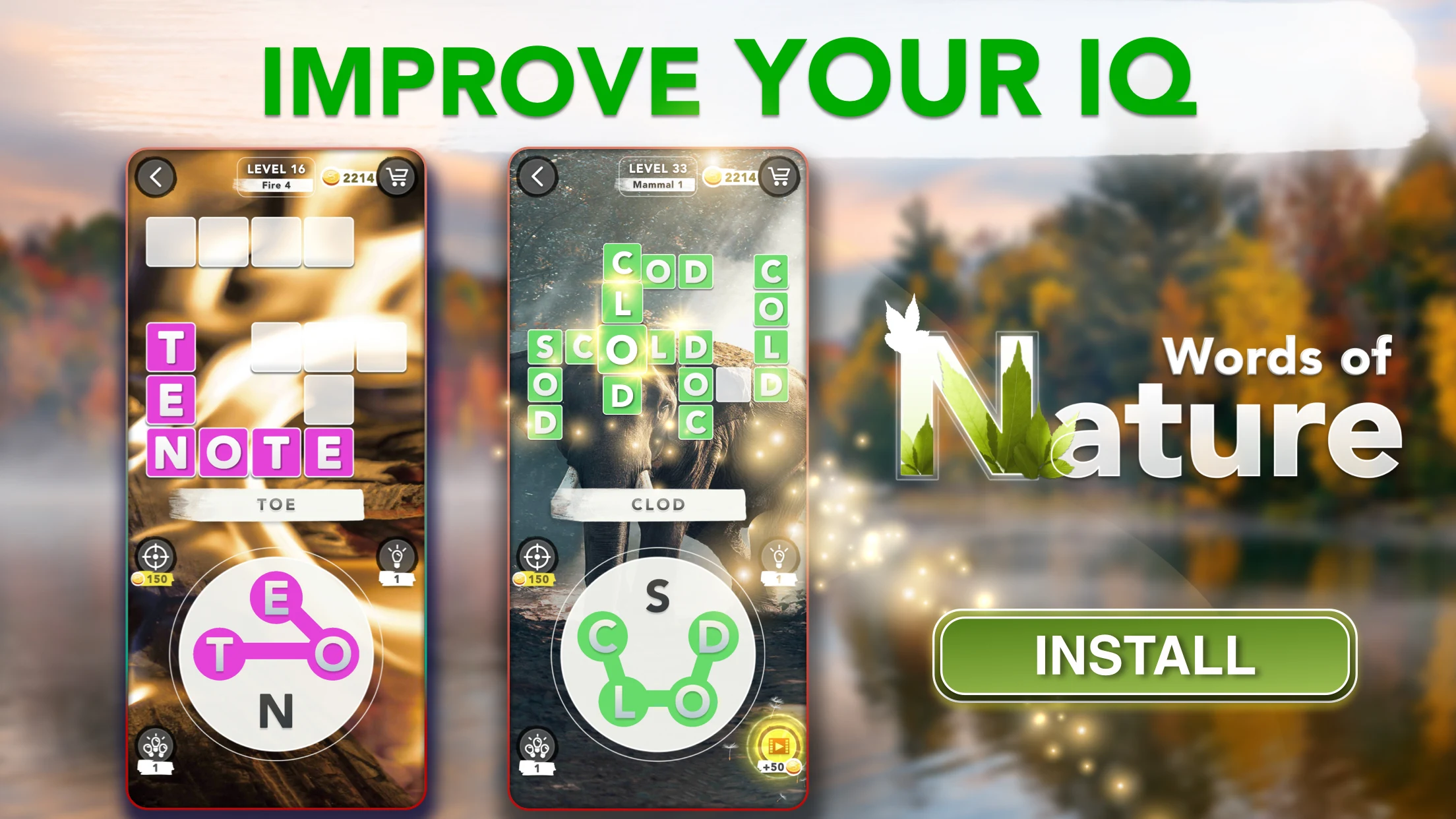 Word Connect - Words of Nature screenshot